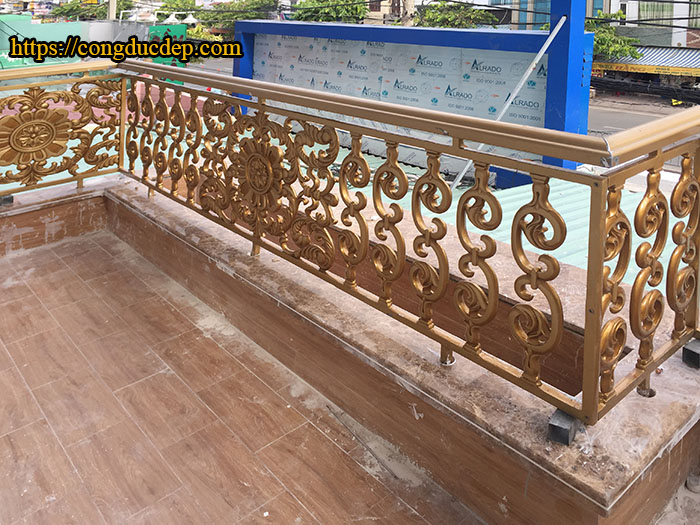 Mẫu lan can nhà phố đẹp